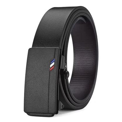 Fashion Business Men'S Belt Genuine Luxury Brand Belt Automatic Buckle Belt PU Leather Soft Belt with Cargo Pants Jeans Belt
